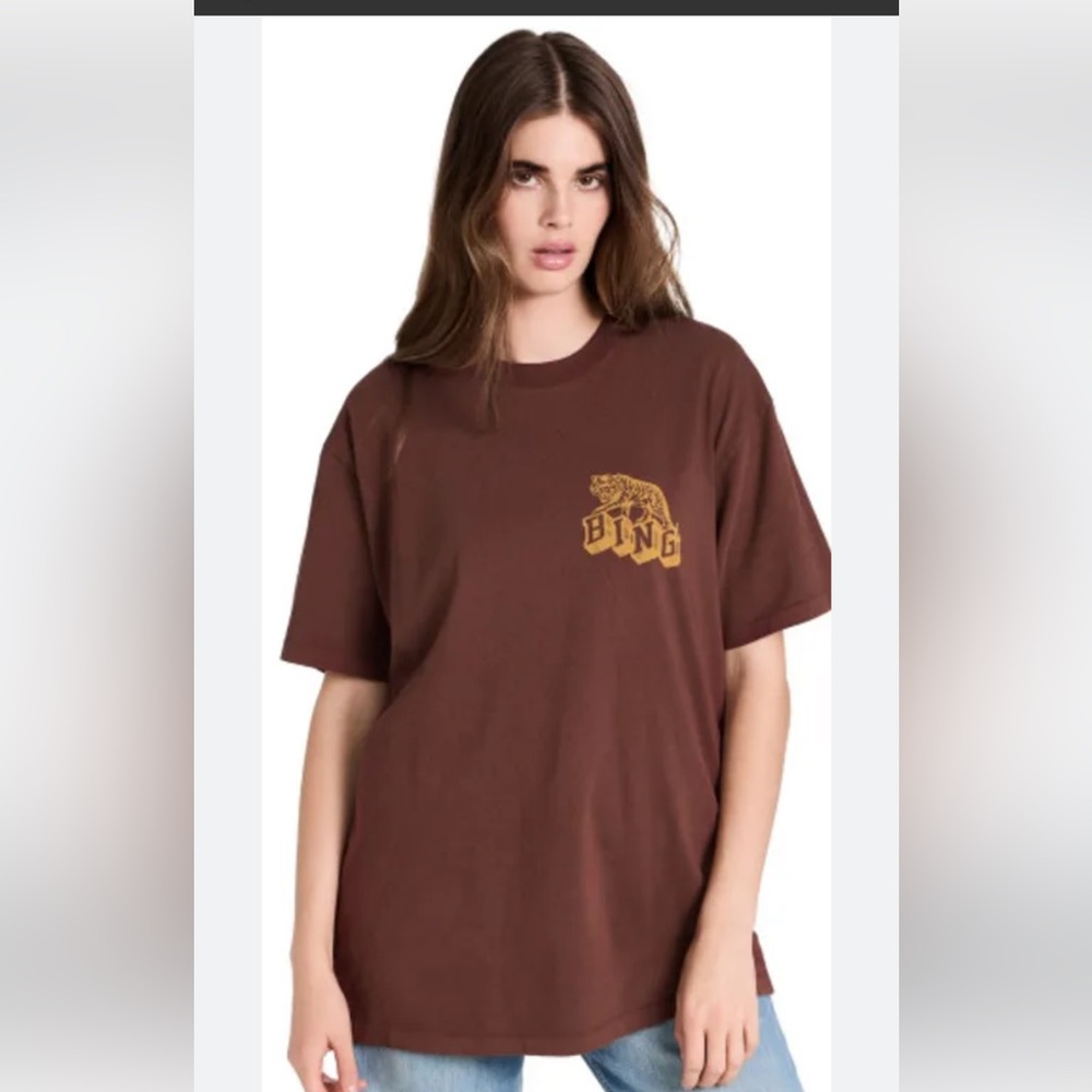 Authentic Anine Bing varsity tiger shirt
